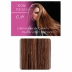 Włosy Clip czerwonawe