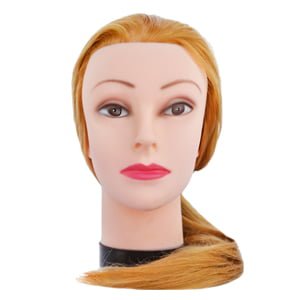 Fryzjerska główka treningowa włosy blond 55-60cm