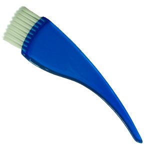 Pędzel do farb ergonomiczny niebieski